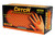 Luvas de nitrilo sem pó Adenna CAT455 Catch 8 mil (laranja, média) caixa com 100