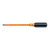 Klein Tools 605-7-tums isolerad 1/4-tums skåpspetsskruvmejsel, 7-tums