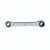 Klein Tools KT223X4 Lineman's Ratcheting 4-in-1 Box Wrench