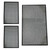 Buffalo Tools 3-Piece Rubber Mat Set (RMATKIT)