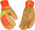 Kinco 1938KWP-XL High Visibility Orange Waterproof Pigskin Gloves, X-Large