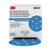 3M 36147 Hookit Blue Sandpaper 3" Disc - 220 Grade Multi-Hole, 50/Bx