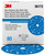 3M 36172 Hookit Blue Abrasive Disc 6", 80 Grade, 50/Box