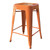 AmeriHome BS24ORNG3 Loft Orange 24 tums barstol i metall - 3 delar