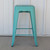 AmeriHome BS24T3 Loft Teal 24 in. Metal Bar Stool - 3 Piece