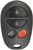 Ilco rke-toy-4b3 télécommande sans clé toyota clé à 4 boutons