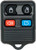Ilco RKE-FORD-4B1 Remote Keyless Entry Ford 4 Button Key