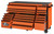 Extreme Tools RX723019RCORBK-250 Gabinete con ruedas serie RX naranja con tiradores negros