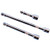 K Tool 22041 Chrome Wobble Extension Set, 3 Piece, 3/8" Drive, with 3", 6", 8" Extensions