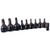 K Tool 22600 Socket Set, 9 Piece, 1/4" and 3/8" Drive, T10 to T50 Internal Torx, in Vinyl Holder