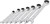 Titan Tools 17350 7 PIece Ratcheting SAE Combination Wrench Set