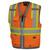 Pioneer v1010250u-xl landmåler mesh ryggvest, oransje, xl