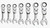 Gearwrench 7 Pc. 12-Point Flex Head Ratcheting SAE Wrench Set (9570)