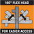 Gearwrench 1/4" Drive 90-Tooth Flex Head Teardrop Ratchet 8" (81009T)