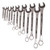 K Tool 41013 Combination Wrench Set, 13 Piece, 1/4" to 1", 12 Point, Raised Panel