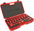 Titan Tools Metric Ratchet and Socket Set 1/2" Drive 24-Piece (62100)