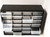 Homak HA01024152 Organizer per 24 cassetti con cassetti - Nero