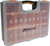 Homak HA01112425 Organizador de ferramentas de plástico com 12 caixas removíveis