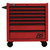 Homak rd04036070 36 Zoll RS Pro Rollschrank mit 7 Schubladen, rot