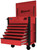 Homak RD06035247 7 Drawer Tool Cart  35" RS Pro Series - Red
