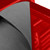 Homak bl02010720 h2pro série cômoda superior com 10 gavetas de 72 polegadas, vermelha