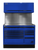 Homak BLCTS54002 54 Zoll CTS-Set mit Werkzeugtafel-Aufkantung, blau – Werkzeugaufbewahrung