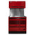 Homak 36 Inch CTS Set with Toolboard Back Splash, Red (RDCTS36002)