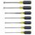 Klein 647 Nut Driver Set, 6-Inch Shafts, 7-Piece