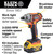 Klein Tools BAT20CD1 Battery-Operated Compact Impact Driver, 1/4-Inch Hex Drive