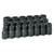 Grey Pneumatic 9121D 1" Drive Deep Length Impact Set, 21 Pieces - 12 Point