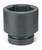 Grey Pneumatic 1-1/2" Drive x 5-5/8" Standard Impact Socket (6180R)