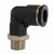 RapidAir 50400 3/8" Male NPT Elbow Push Lock Fitting Rapid Air Line Tubing