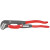 Knipex 83 61 015 Pipe Wrench S-Type with Rapid Adjustment, 1.5-Inch (8361015)