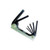 K Tool 71475 Folding Hex Key Wrench Set, 2.5mm to 10mm, in Metal Holder