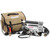 VIAIR 450P Automatic Portable Compressor Kit (45043) displayed with its components.