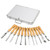 Shop Fox 12-Piece HSS Chisel Set with Ash Handles and Aluminum Case (D3784)
