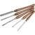 Shop Fox 5-Piece Deluxe HSS Lathe Chisel Set with Walnut Handles (D3790)