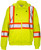 SAS Safety 690-1410 Hi-Viz Class 2 Hooded Safety Sweatshirt, Yellow, X-Large