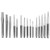 K Tool 72901K Punch & Chisel Set 15 Piece - In Kit Bag