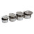 AmeriHome SSTP4 8 Piece Stainless Steel Stock Pot Set