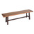 AmeriHome AWOBB63 63 in. Indoor/Outdoor Bench with Acacia Top and Metal Base - B