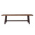 AmeriHome AWOBB63 63 in. Indoor/Outdoor Bench with Acacia Top and Metal Base - B