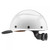 Lift Safety HDFC-17WG DAX Cap Style Hard Hat - Ratchet Suspension - White