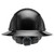 قبعة Lift Safety HDC-15 كجم داكس من ألياف الكربون بحافة كاملة - أسود لامع