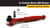 Titan Tools 11321 Tournevis micro-embout à tête pivotante en aluminium de 1/4 po, rouge