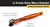 Titan Tools Aluminum Swivel Head Micro Ratchet 1/4" Orange (11322)