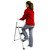 AmeriHome stl3stp opvouwbare opvouwbare ladder met drie treden