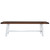 AmeriHome AWOBW63 Indoor/Outdoor 63 in. Bench with Acacia Top and Metal Base