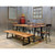 AmeriHome HCDTS Hand Crafted Live Edge Sheesham 6 Piece Dining Set