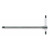 Beta Tools T-Handle Wrench, Male, 9/64" (009510753)